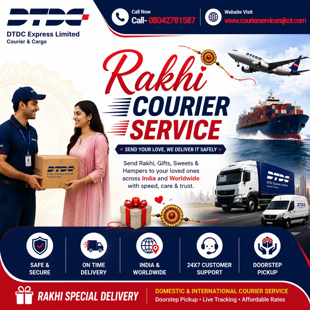 Rakhi Courier Service in Rajkot