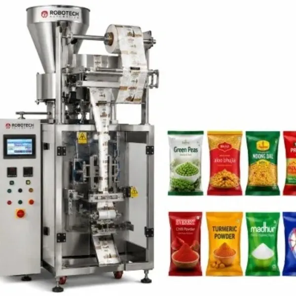 Pouch Packing Machine Manufacturer in Faridabad | RoboTech Packaging