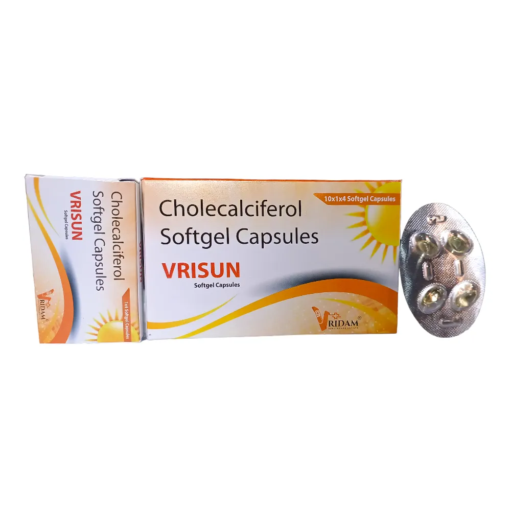 Check out our Product Range : VRISUN D3 60K SOFTGEL CAPSULE