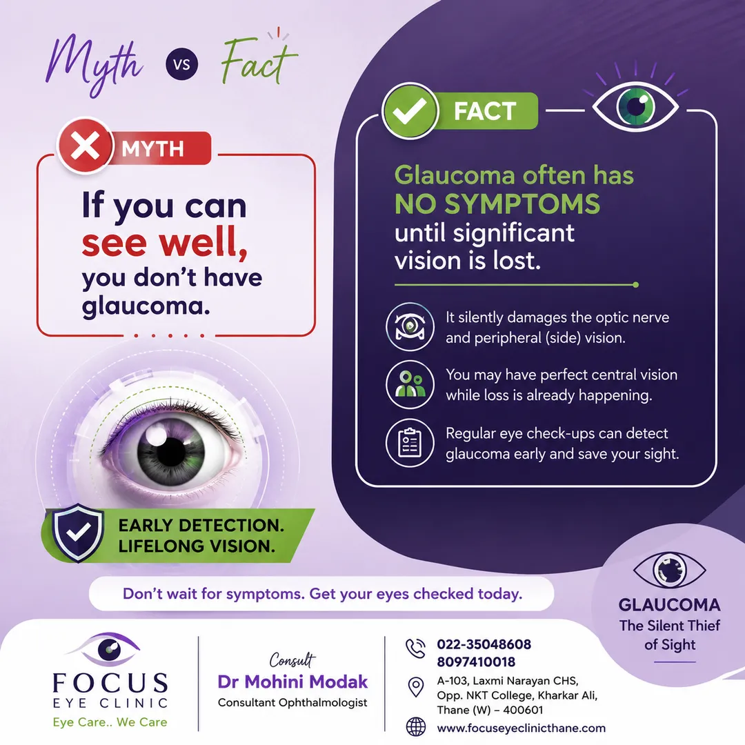 Myth vs Fact: If You Can See Well, You Don't Have Glaucoma!