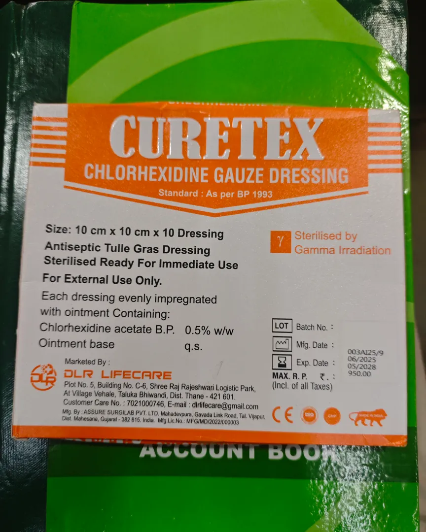 Bactigrass Chlorhexidine Gauze Dressing No 1 wholesale Rate in Kalwa West Near CSM HOSPITAL KALWA