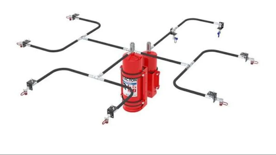 Automotive fire suppression system