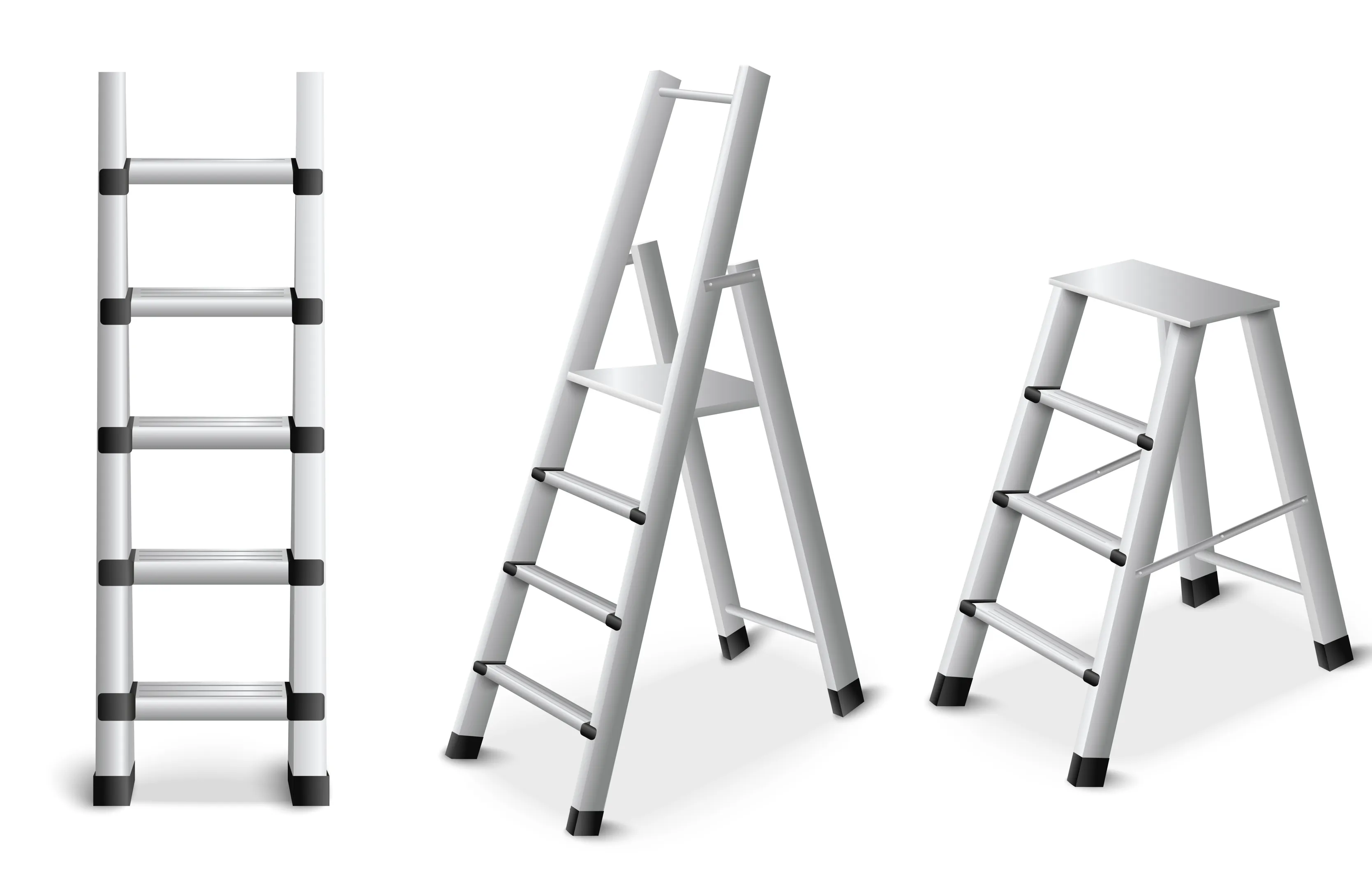 FRP (Fiberglass) and Aluminium Trolley Ladder in Jaipur