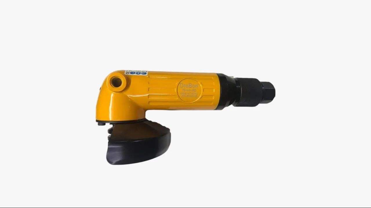 Drebon DB-AG-36G 4" Heavy Duty Roll Type Air Angle Grinde