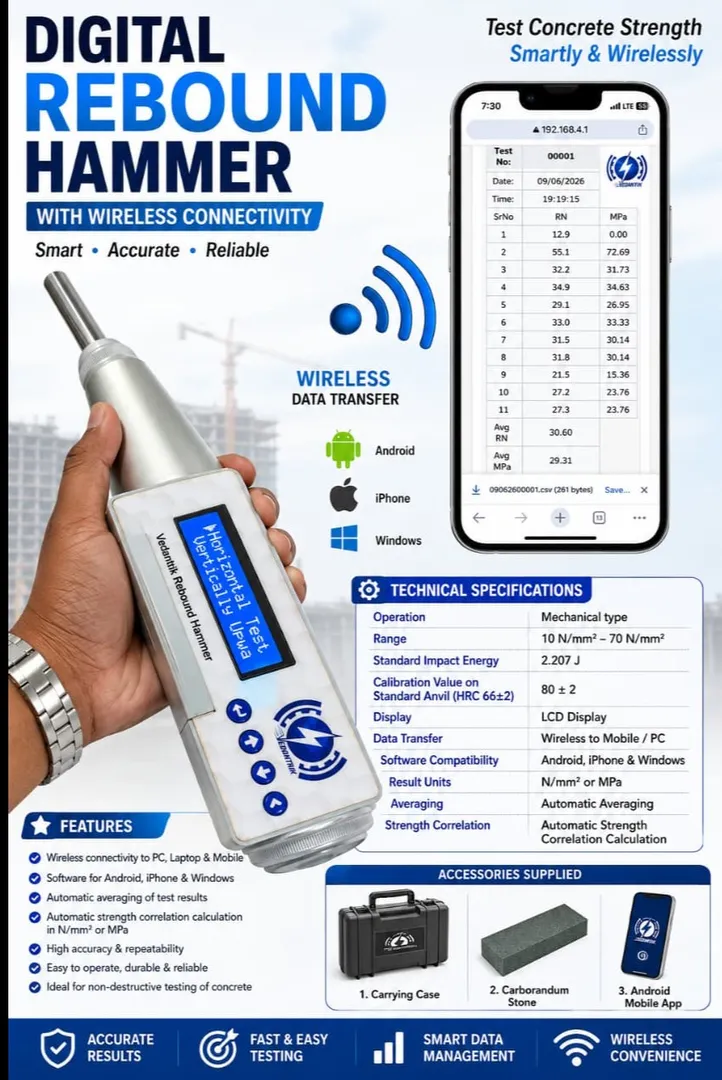 Best Practices for Accurate Digital Rebound Hammer Testing