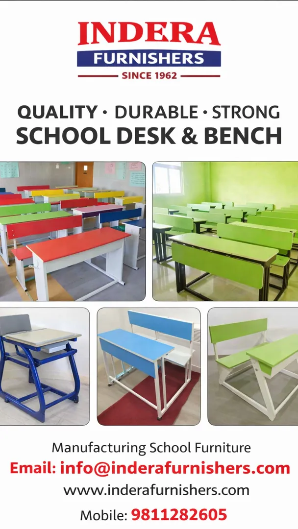 School Desk manufacturers in Delhi Indera Furnishers