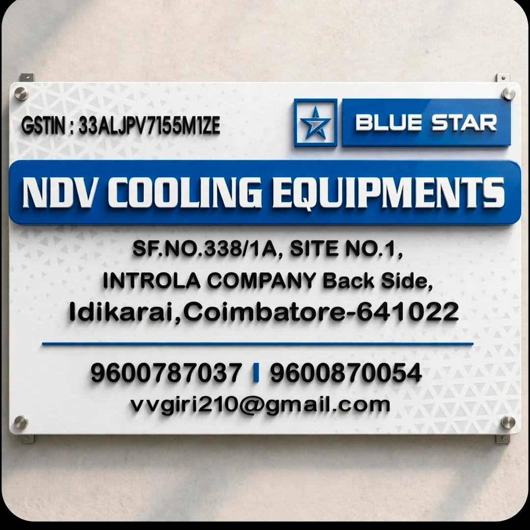 Ndv Cooling Equipments | Blue Star Authorised Commercial Visi Cooler Dealers In Coimbatore