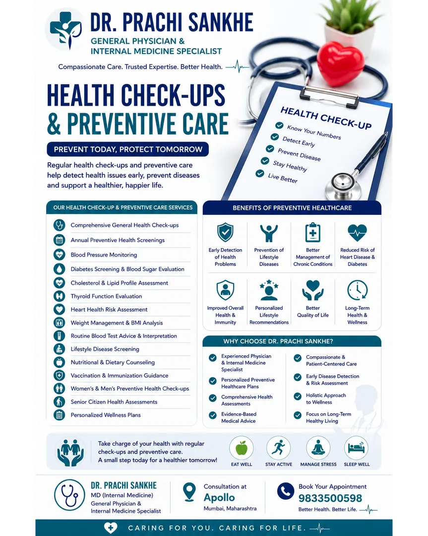 Preventive Health Check-Ups in Ulwe: Which Tests Do You Actually Need?
