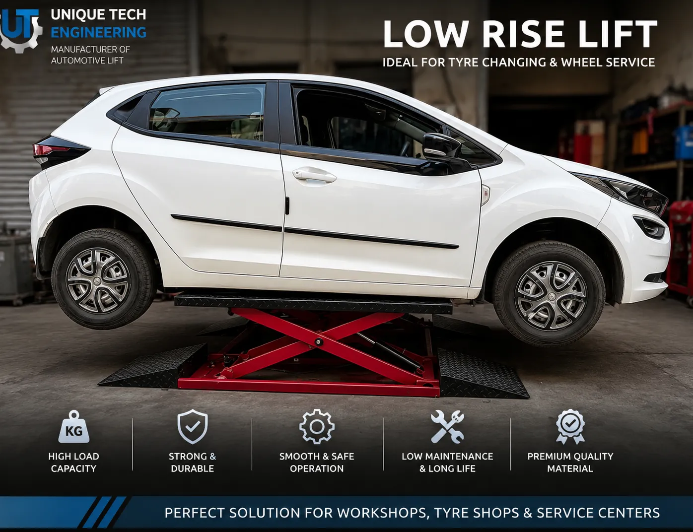 Car balancing lift trader in Rajkot