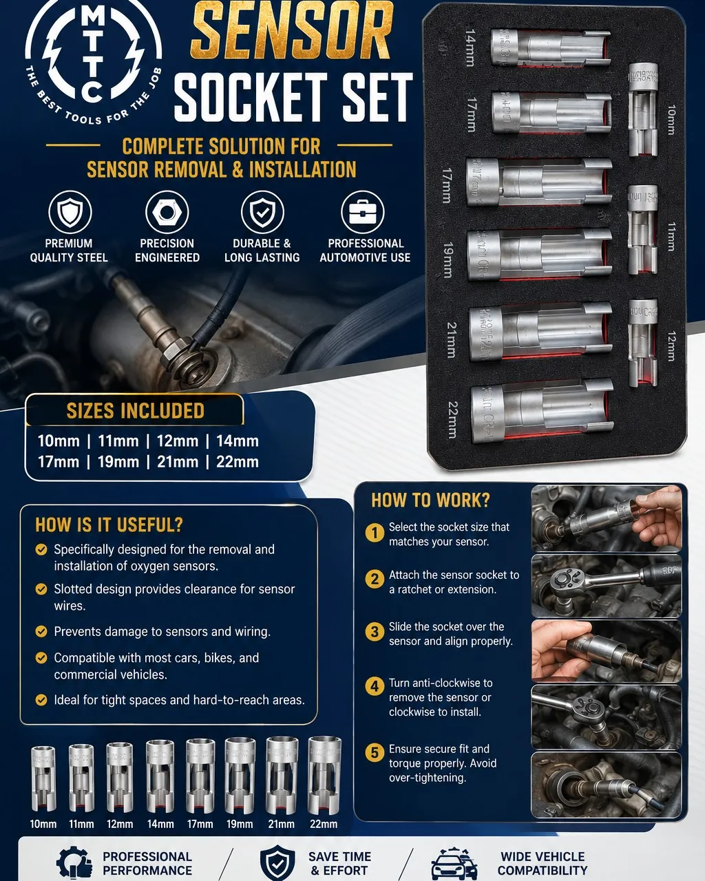 Sensor Socket Set