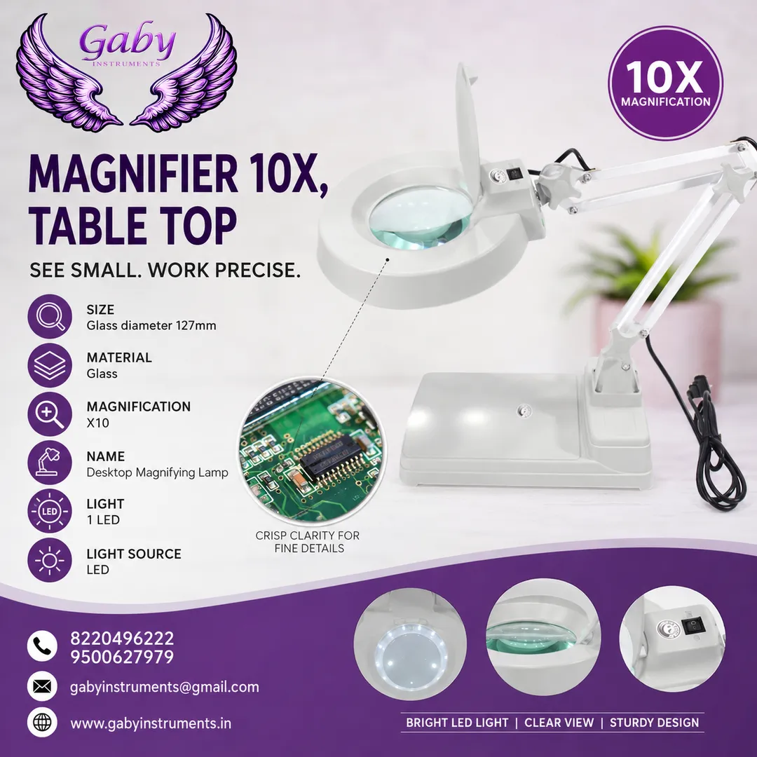 MAGNIFIER 10X TABLE TOP