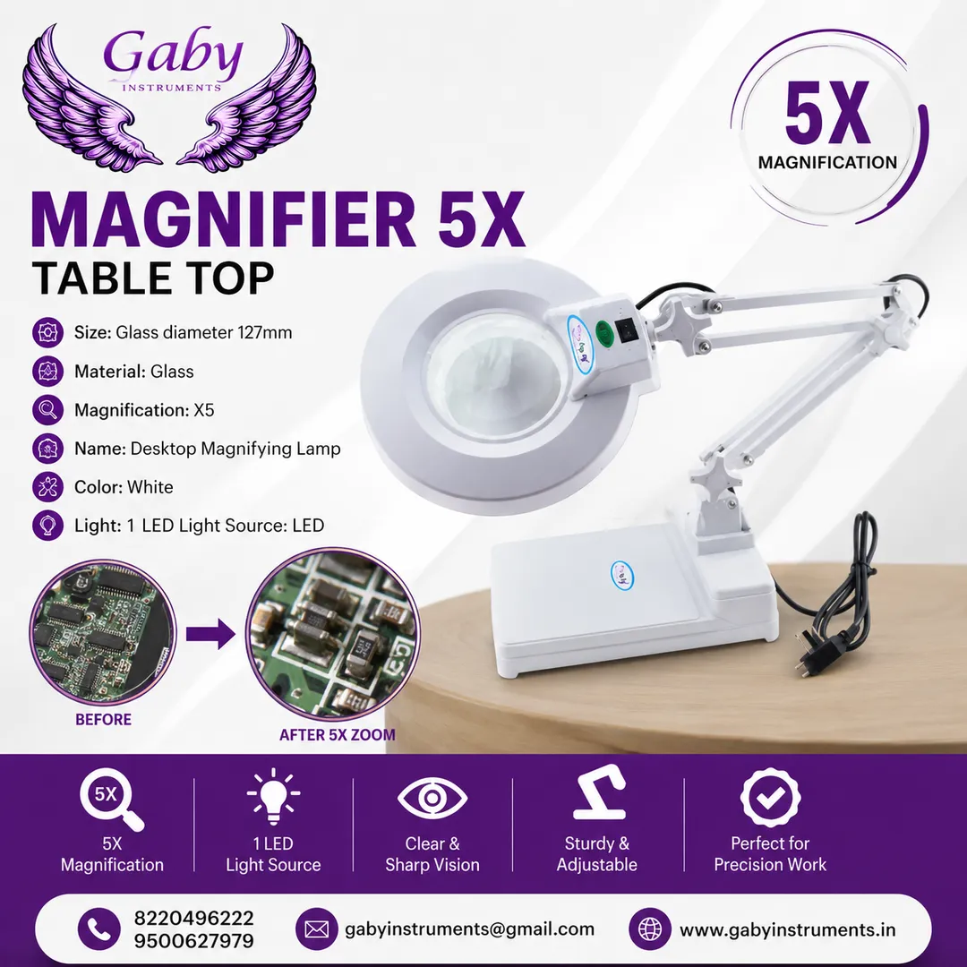 MAGNIFIER 5X TABLE TOP