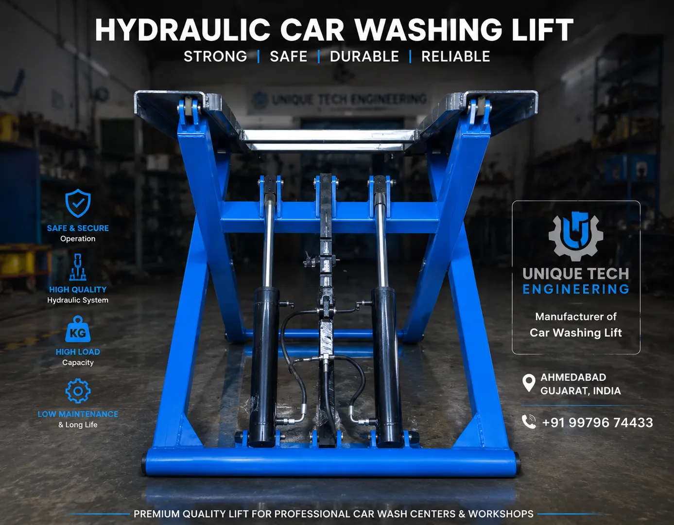 Car washing lift trader in Pune