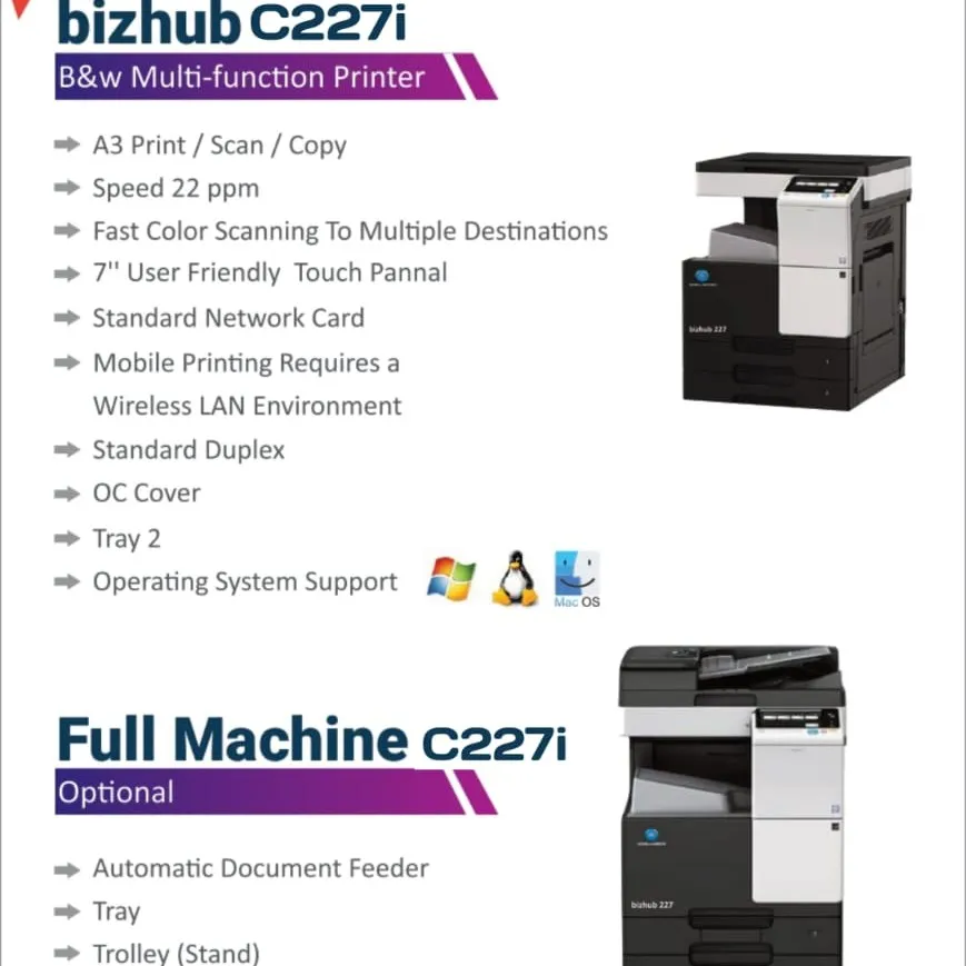 Konica Minolta Monochrome Printer Rental in Rajkot
