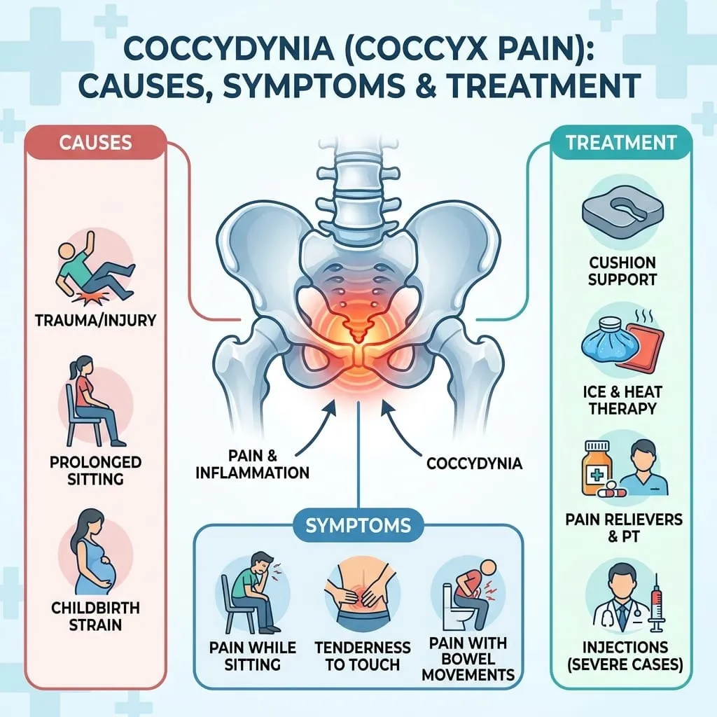 Tailbone Pain Treatment in Pune: Causes, Symptoms & When to See a Pain Specialist