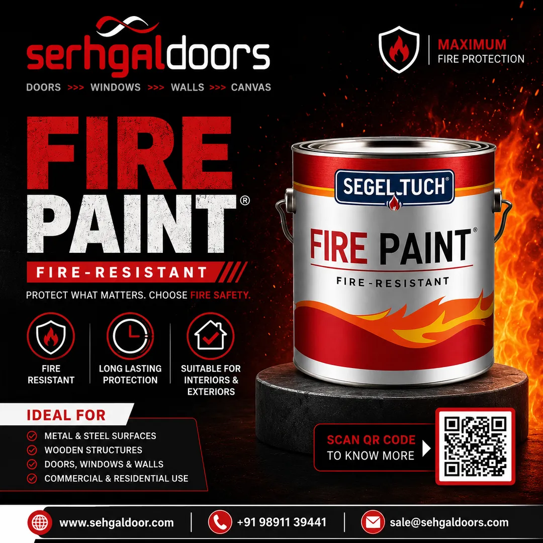 Fire-Resistant Paint in Ahmedabad | Fire Protection Coating | Sehgal Doors