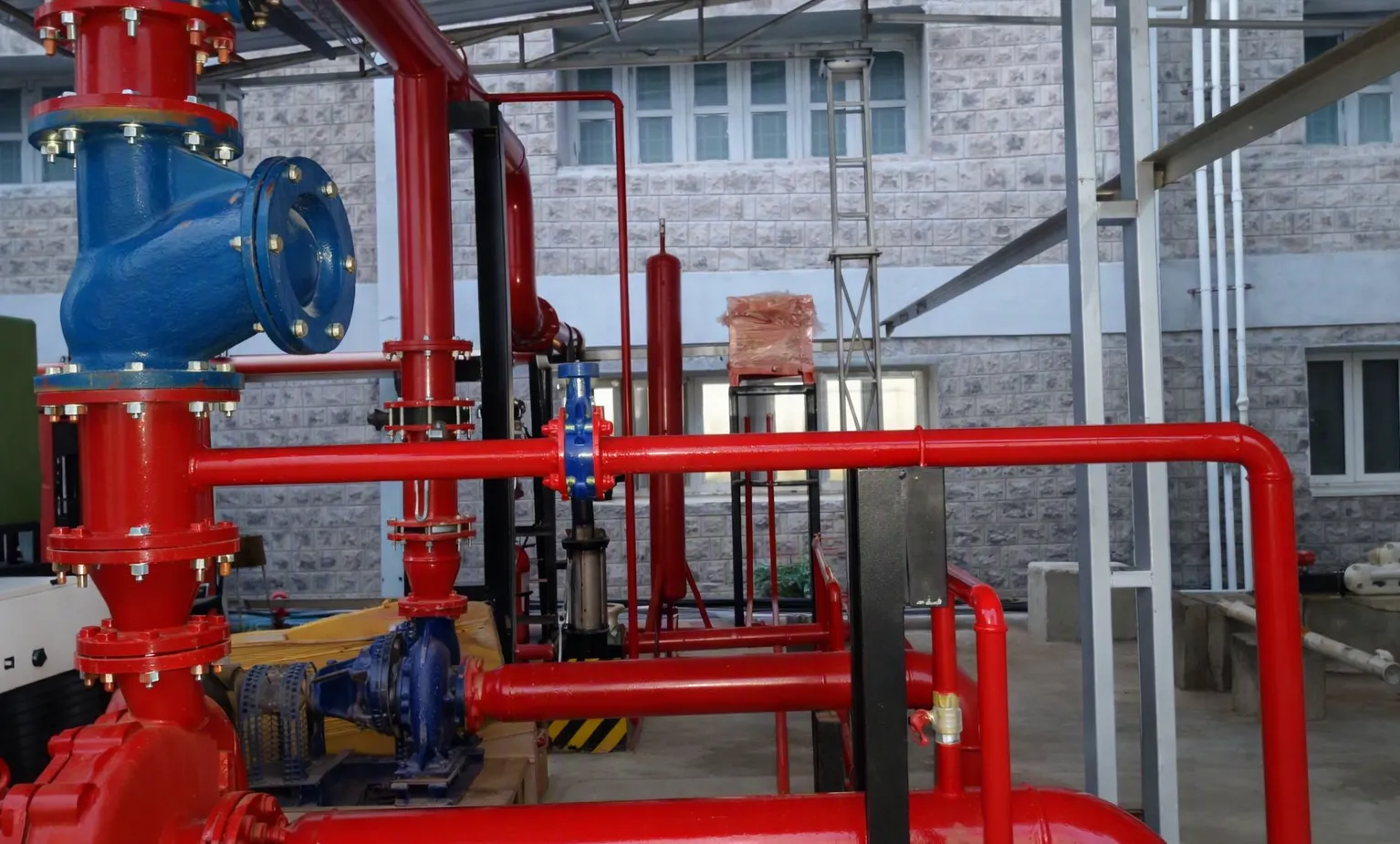 Fire pump system installation