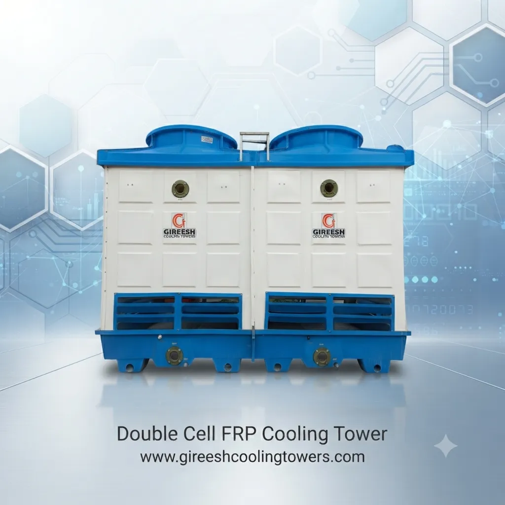 Double Cell FRP Cooling Tower