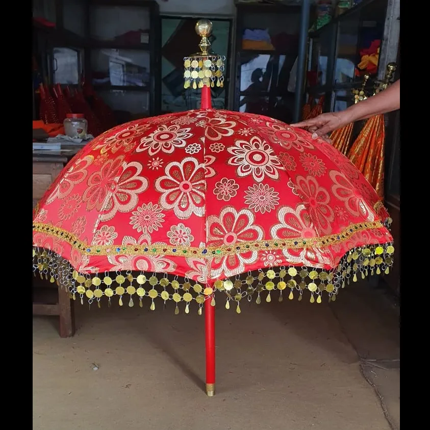 A festival umbrella (also called Muthukuda in Kerala) is a beautifully handcrafted ceremonial umbrel...