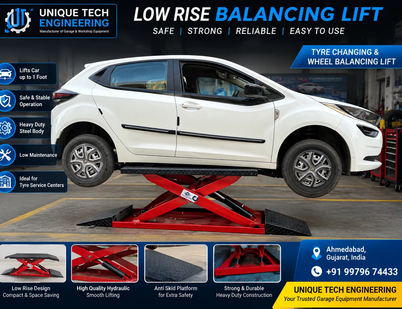 Car balancing lift manufacturing in Madhya Pradesh