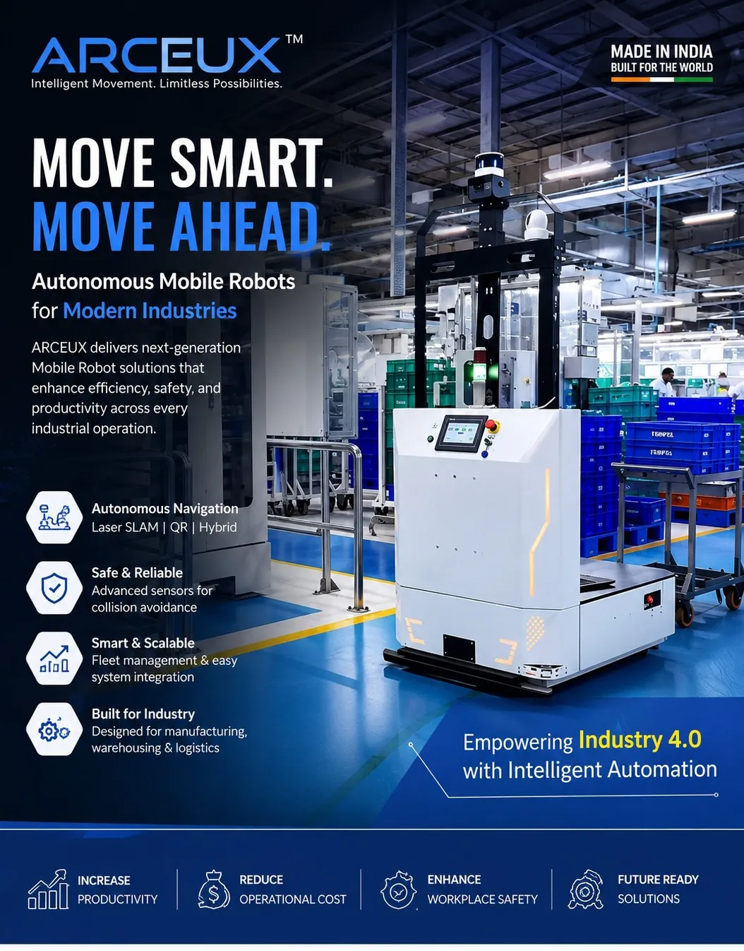 ARCEUX Mobile Robot Manufacturer India