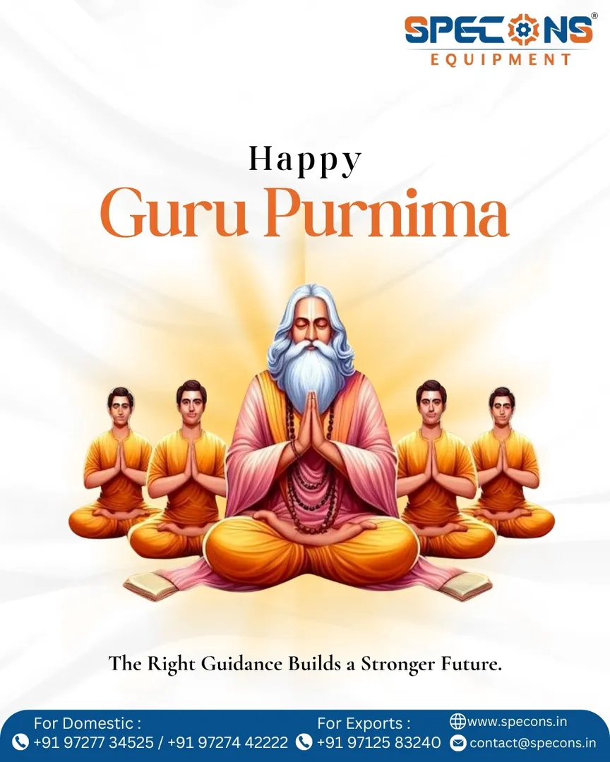 Happy Guru Purnima 2026 Wishes | Specons Equipment