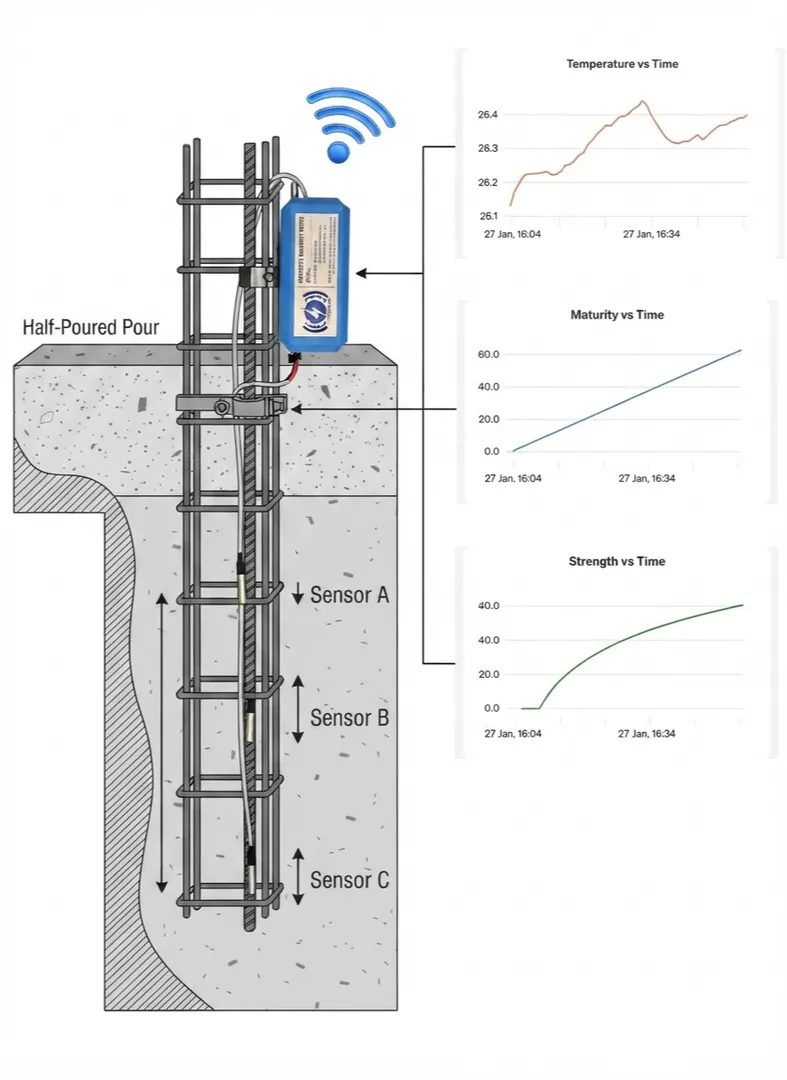 Effect of Curing Conditions on Concrete Maturity Development and Structural Performance Evaluation