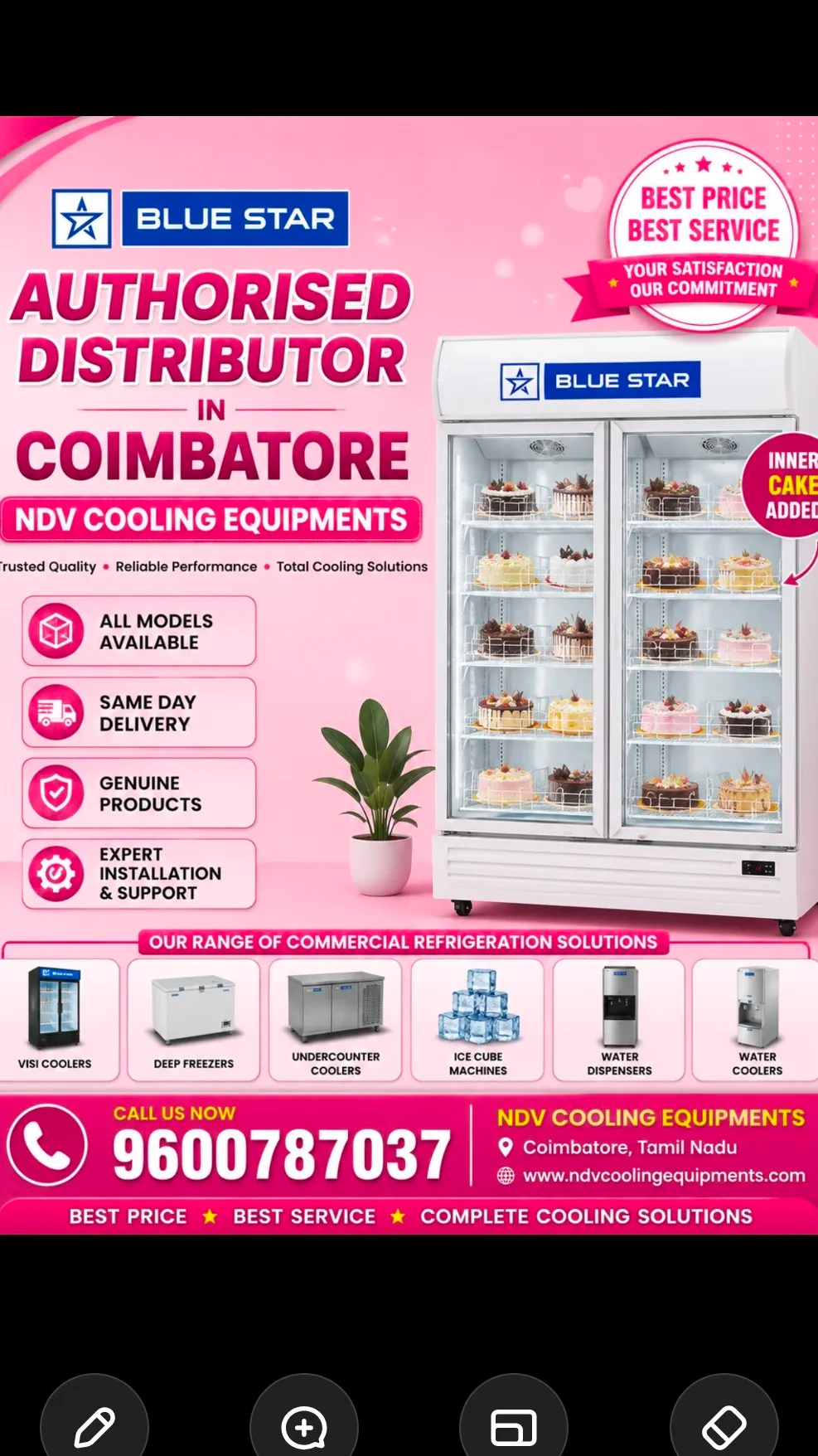 Ndv Cooling Equipments | Voltas Authorised Commercial Deep Freezer Dealers In Coimbatore