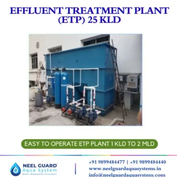 Effluent Treatment Plant 25 KLD Explained for Growing Industrial Units in Delhi