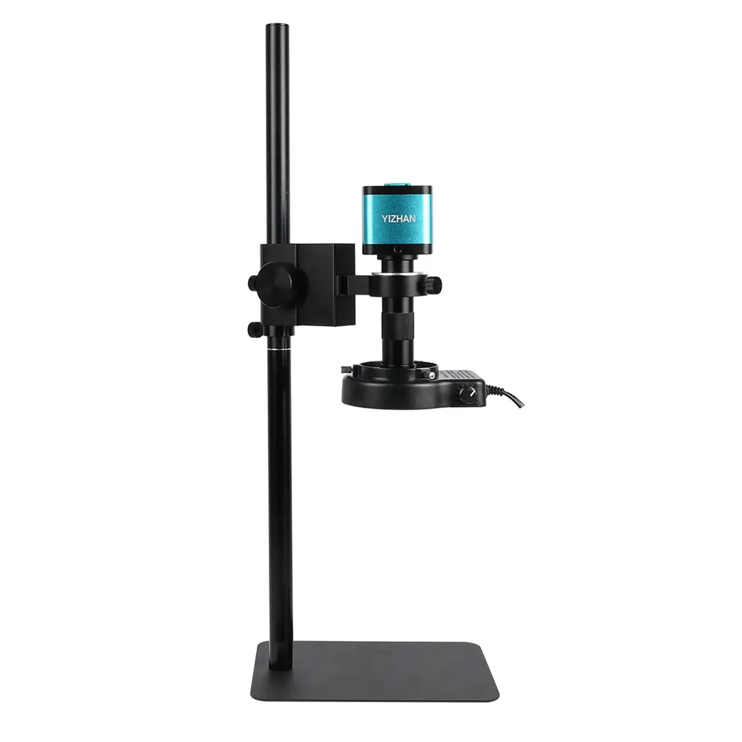 1080P HD-MI USB Industrial Camera 150x Lens Fold Bracket Remote 4K Electronic Digital Microscope f