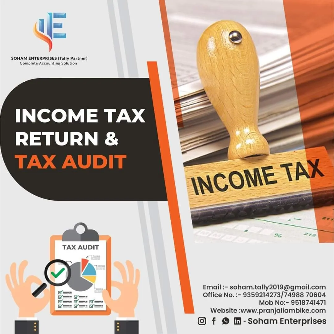 ncome Tax Return Filing Services – FY 2025-26 | Soham Enterprises, Pune Looking for expert assistan....