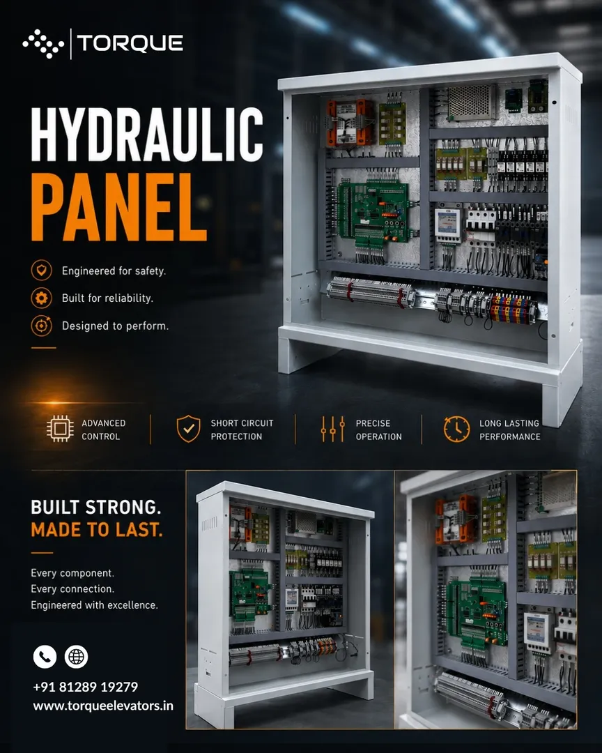 Reliable control for every lift.
High-performance Hydraulic Panels engineered for safety, efficiency...