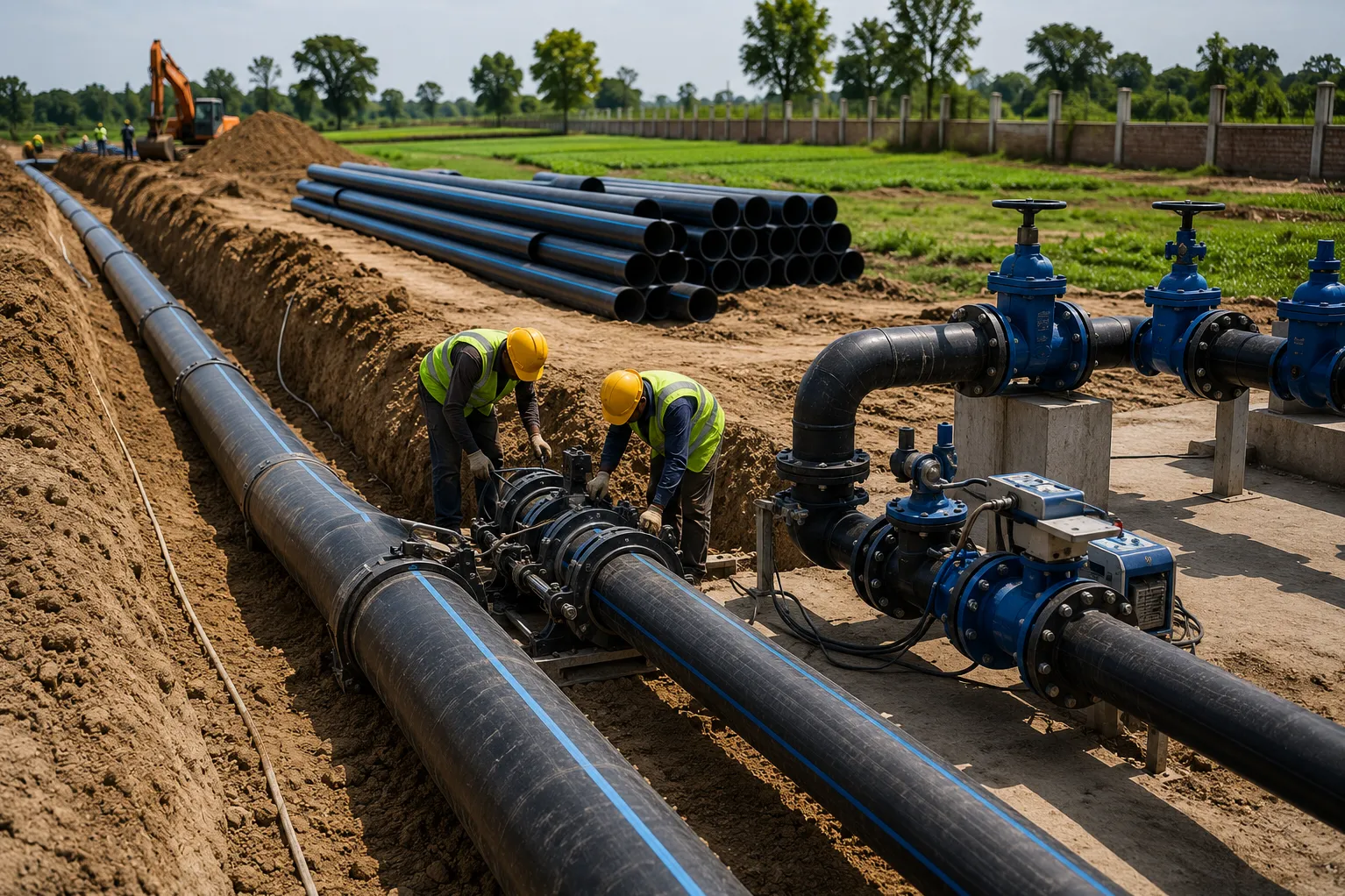 How HDPE Piping Project Works Improve Water Distribution Efficiency