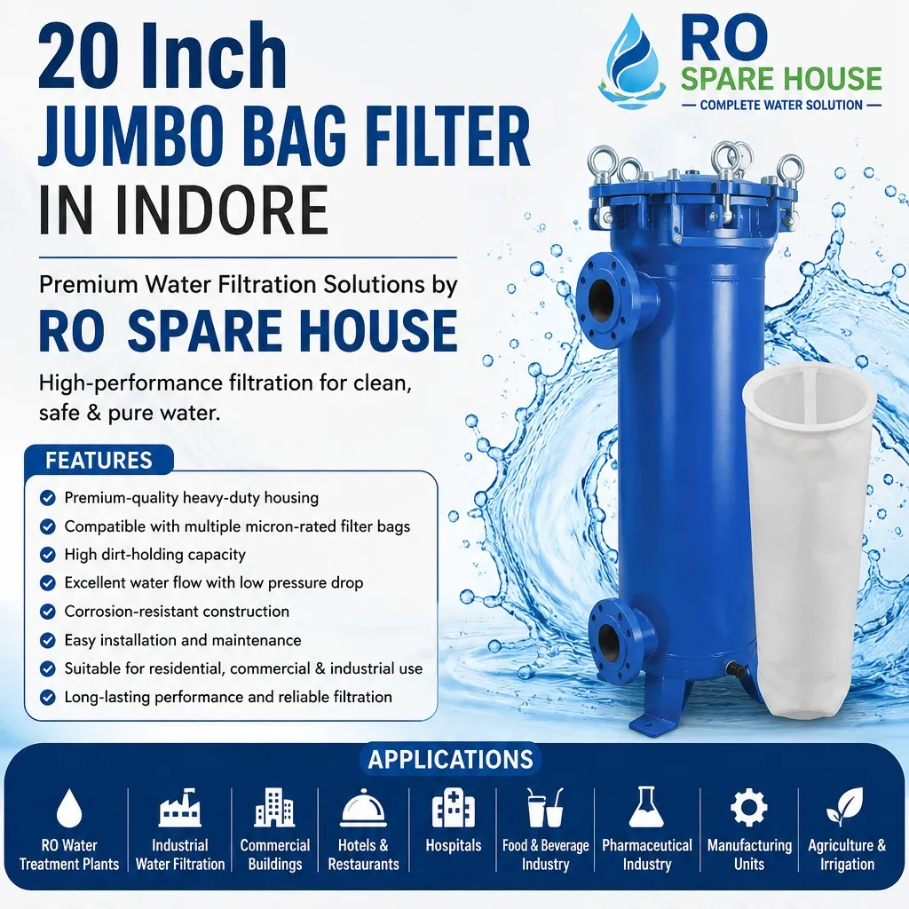 20 inch jumbo bag filter PP SPUN filter in indore