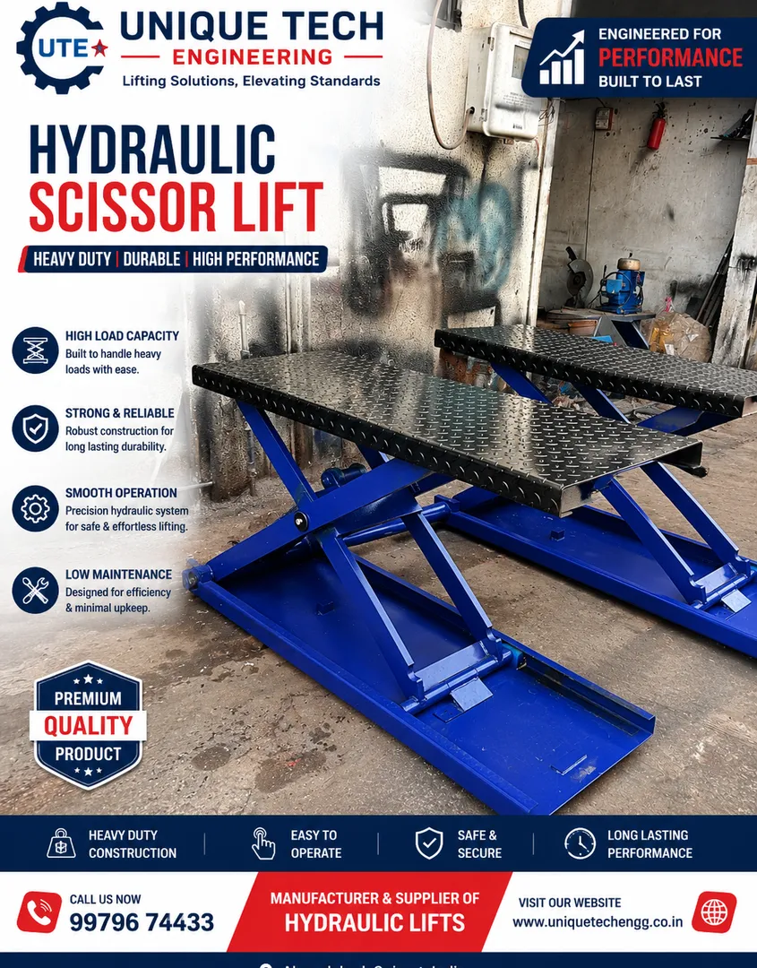 Car balancing scissor lift manufacturer in India
