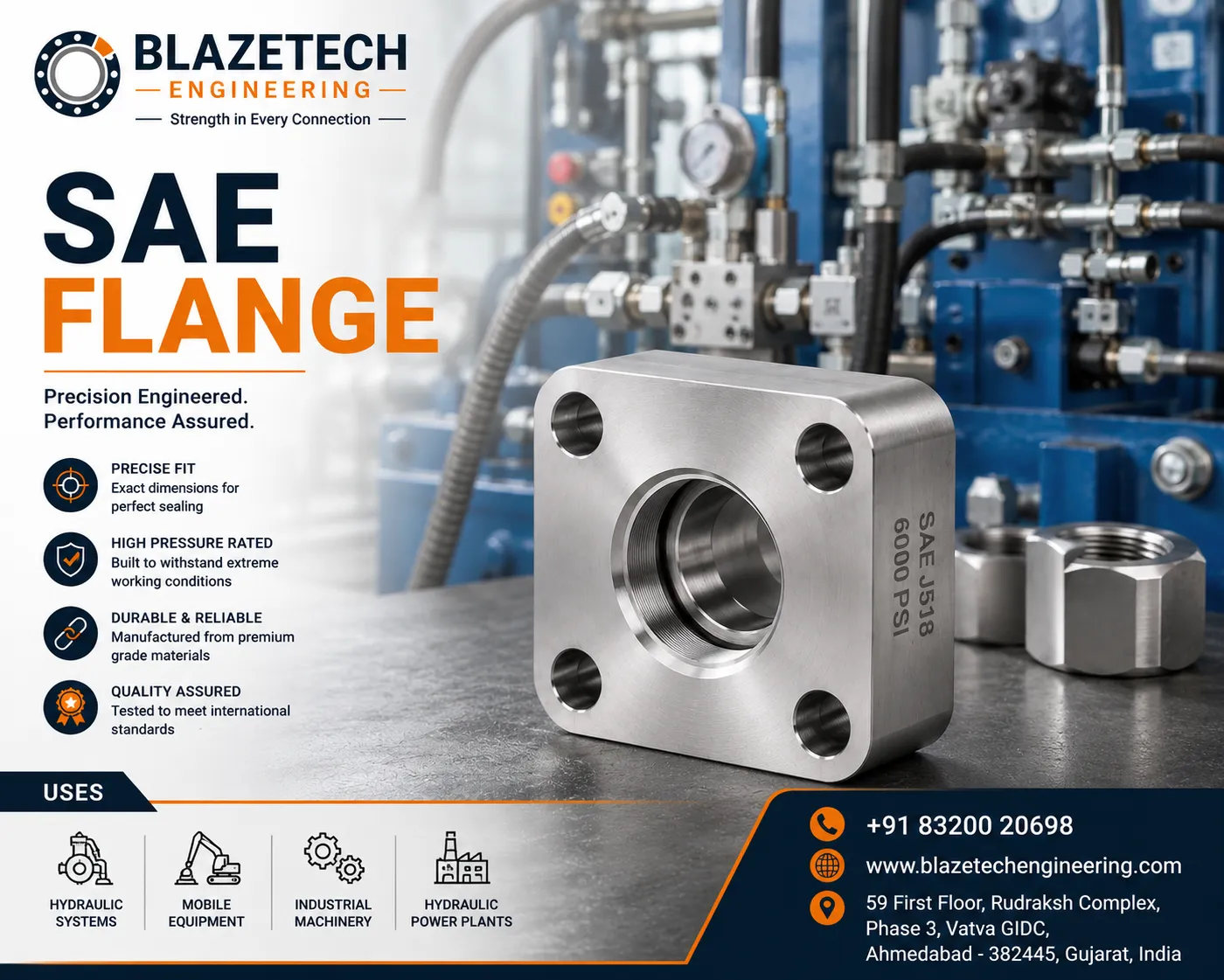 SAE Flange Manufacturer in Ahmedabad