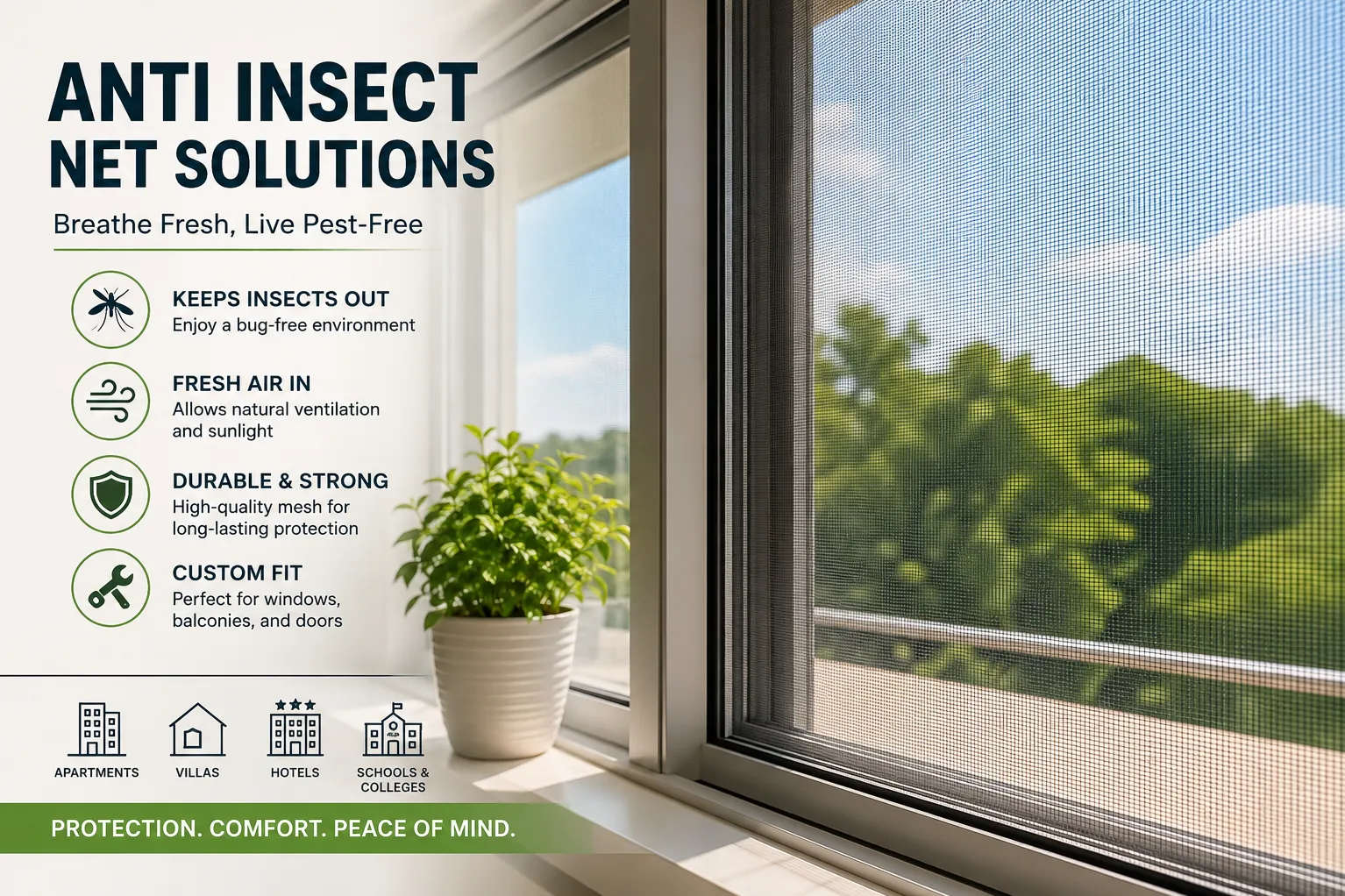 Anti Insect Net Supplier – Premium Mosquito & Insect Protection Solutions