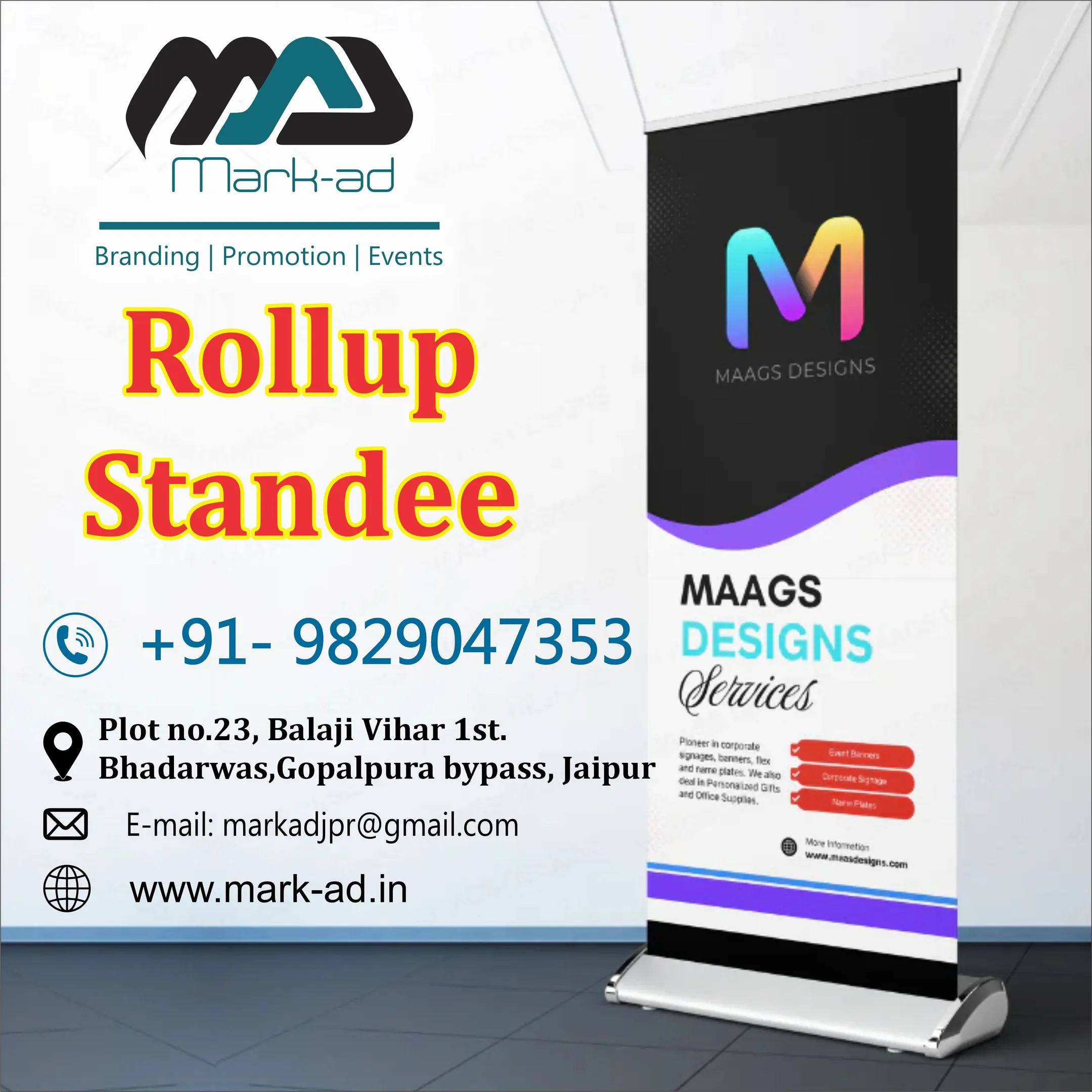 Best Rollup Standee in Jaipur Rajasthn