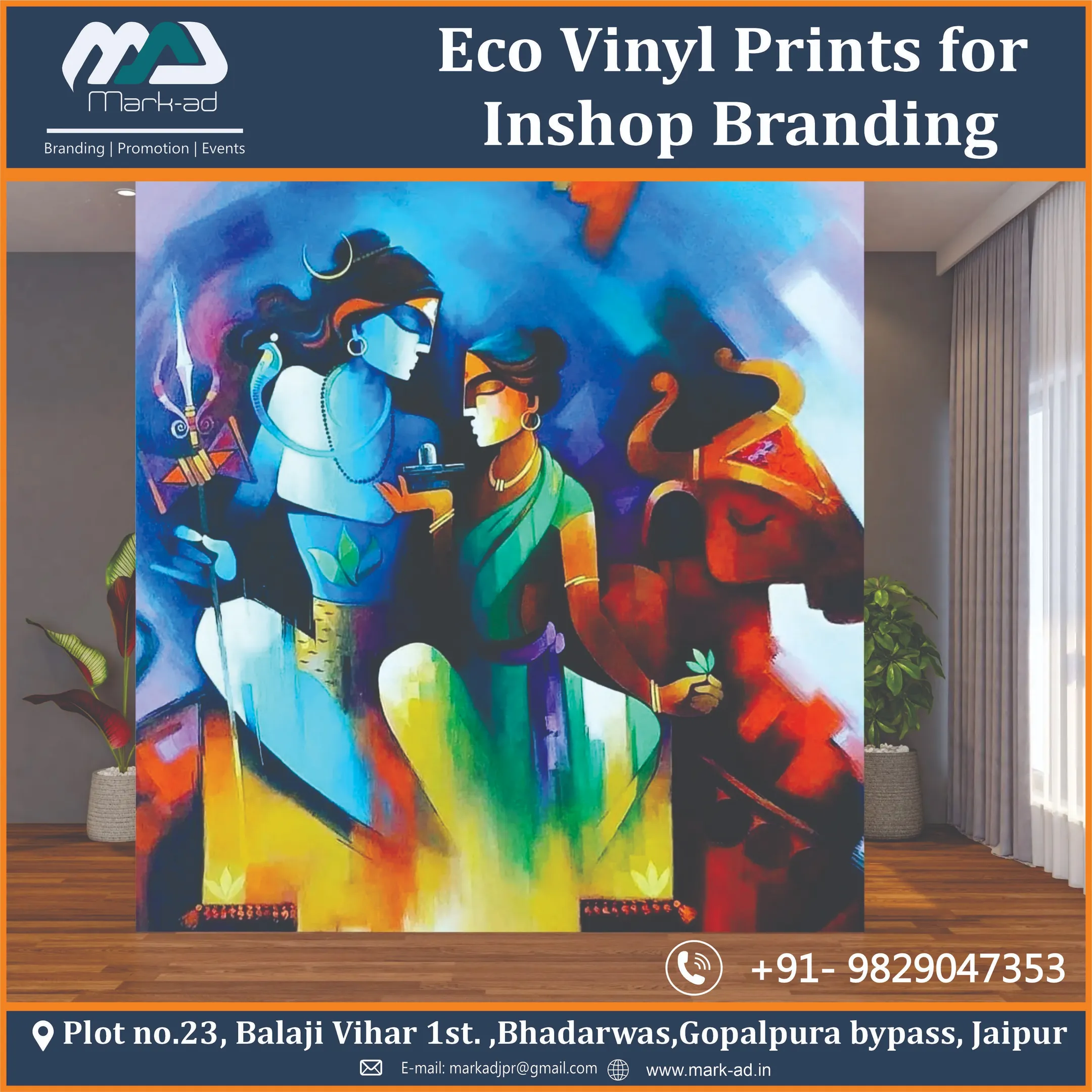 Best Eco Viny Print For inshop Branding in Jaipur Rajasthan
