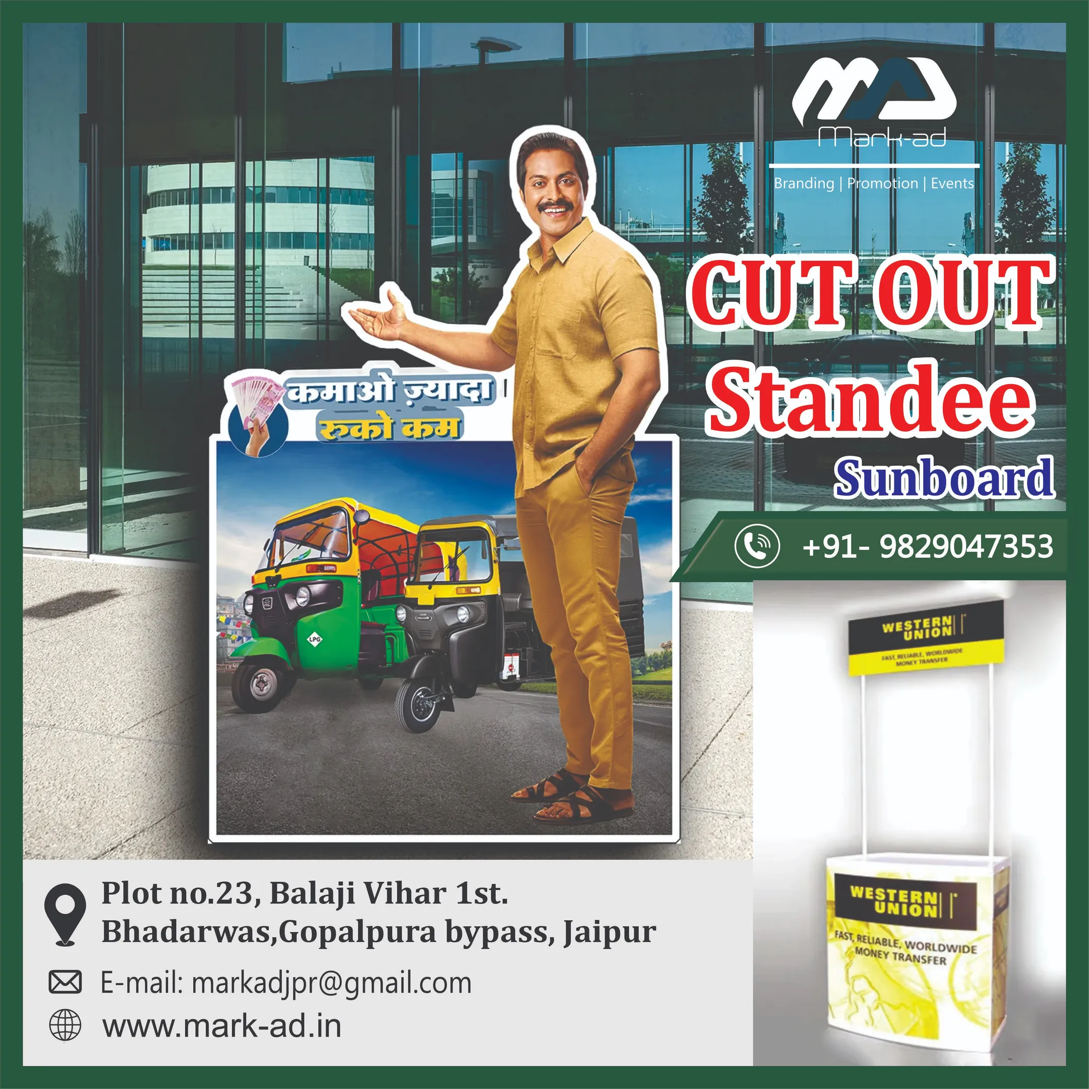 Best Cut out Standee in Jaipur Rajasthan