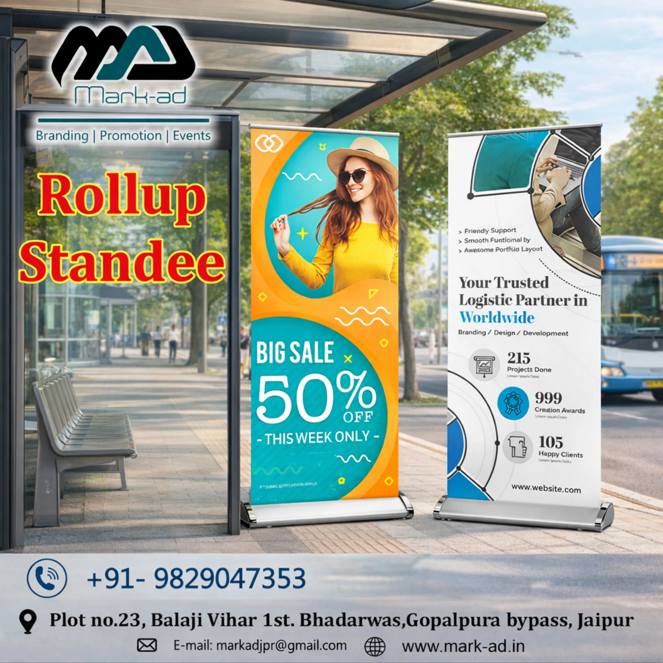 Best Rollup Standee in Jaipur Rajasthan