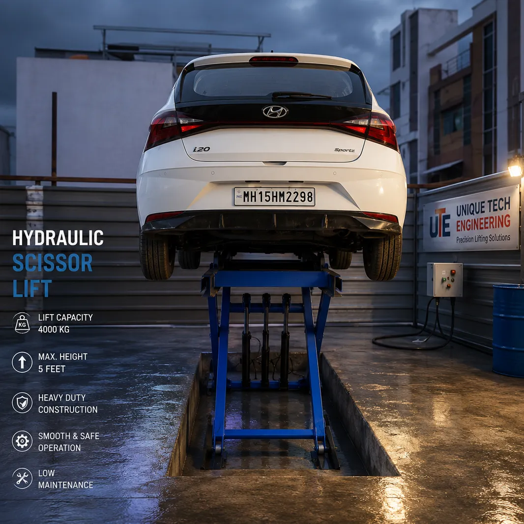 Car washing lift manufacturer in Nashik