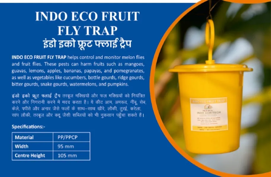 Protect Your Crops Naturally with INDO ECO FRUIT FLY TRAP – A Smarter Solution for Indian Farmers
...