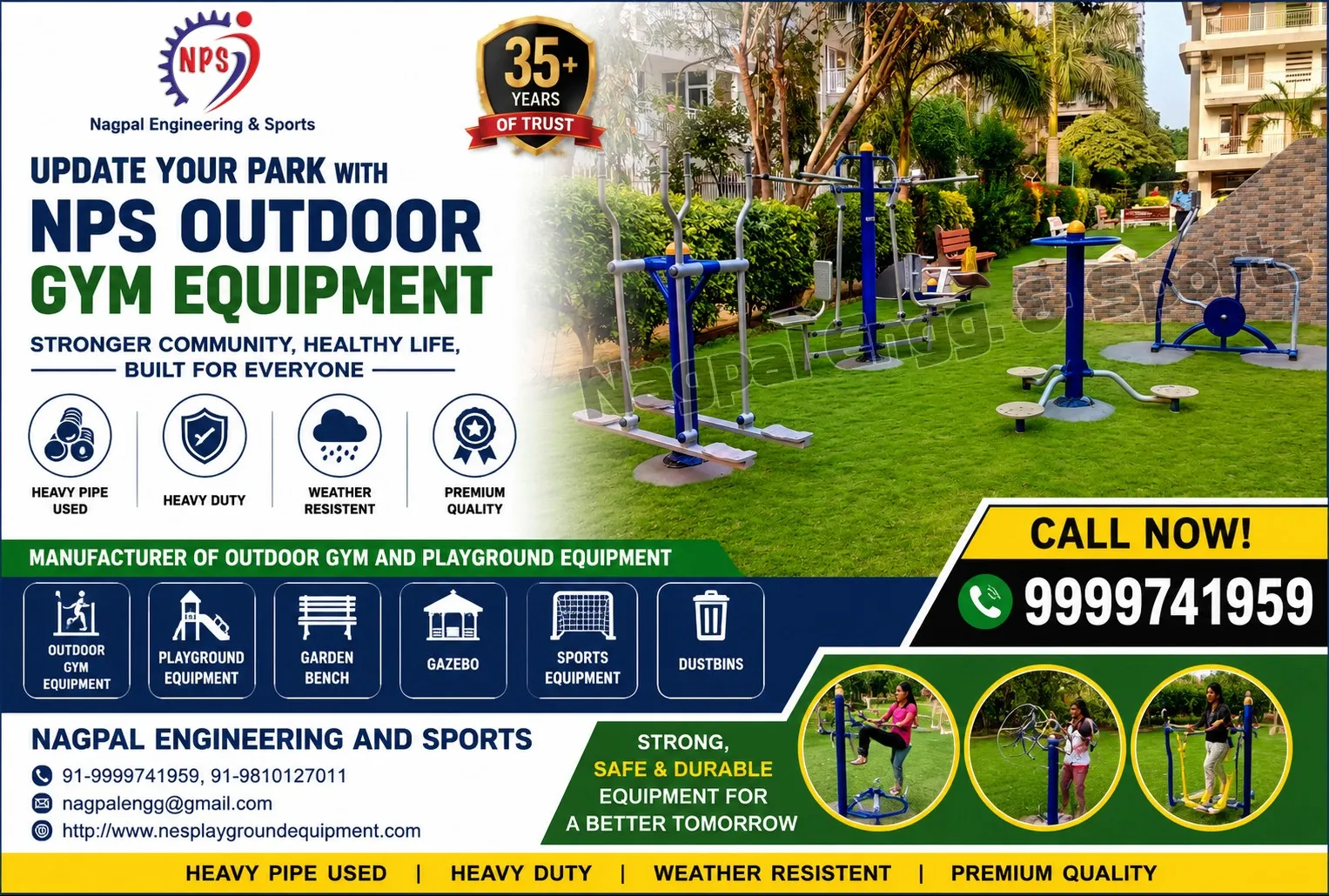 Empowering Delhi to Stay Fit with Advanced Outdoor Gym Solutions