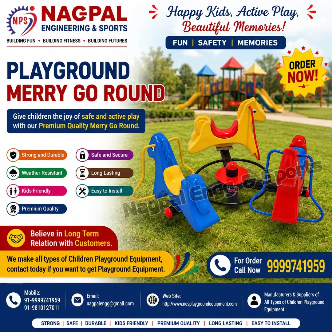 Build Better Parks in Delhi with Premium Playground Equipment, Outdoor Gym Equipment