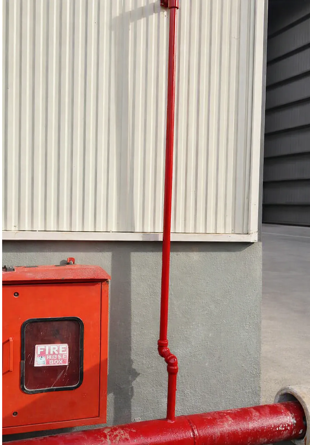 External Hydrant Riser – Wall-Mounted Installation