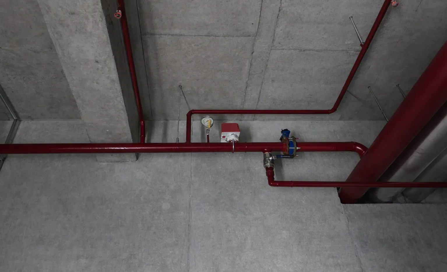 Ongoing site Installation- Indoor Fire Hydrant Line