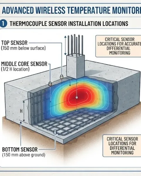 What is the Maximum Temperature Allowed in Mass Concrete?