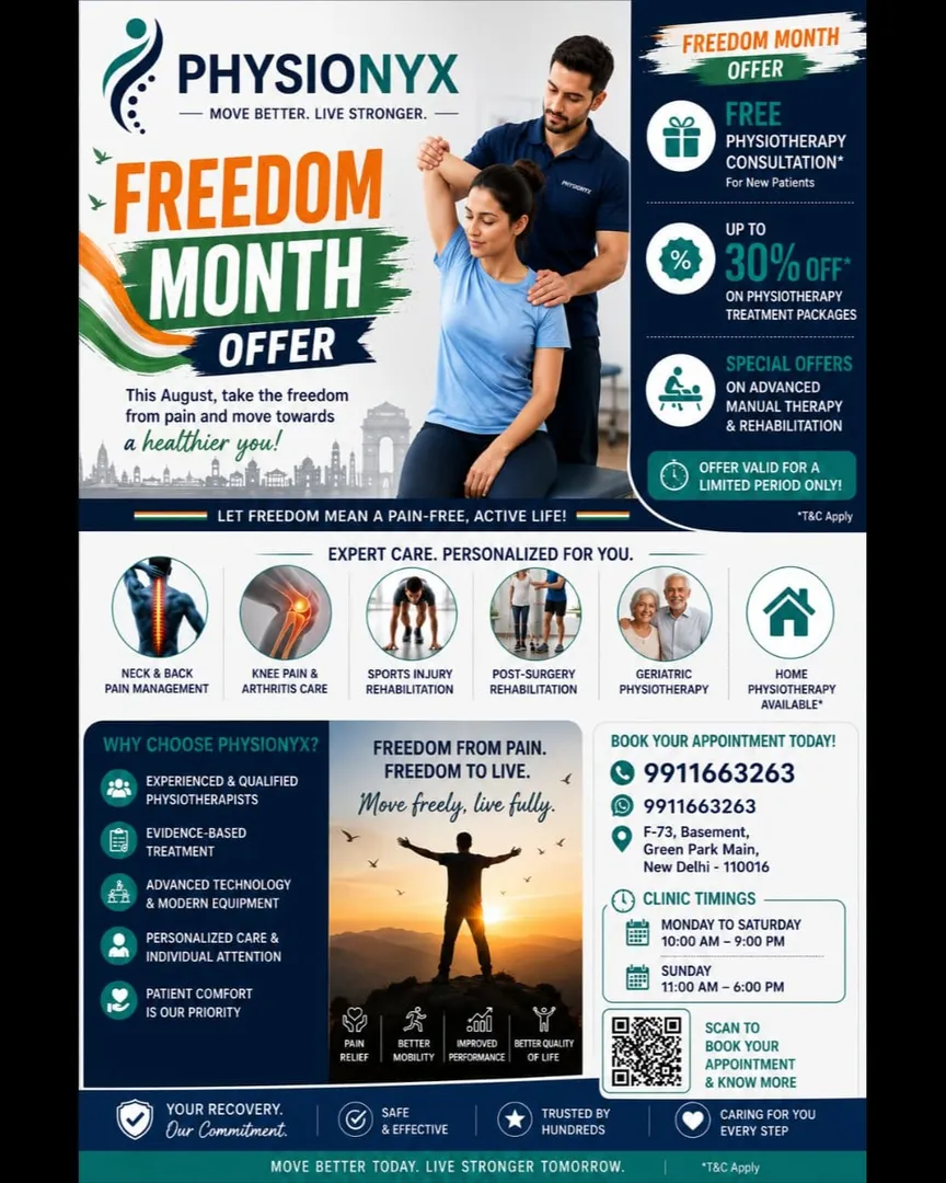 Freedom Month Offer: Move Better, Live Stronger This August at Physionyx