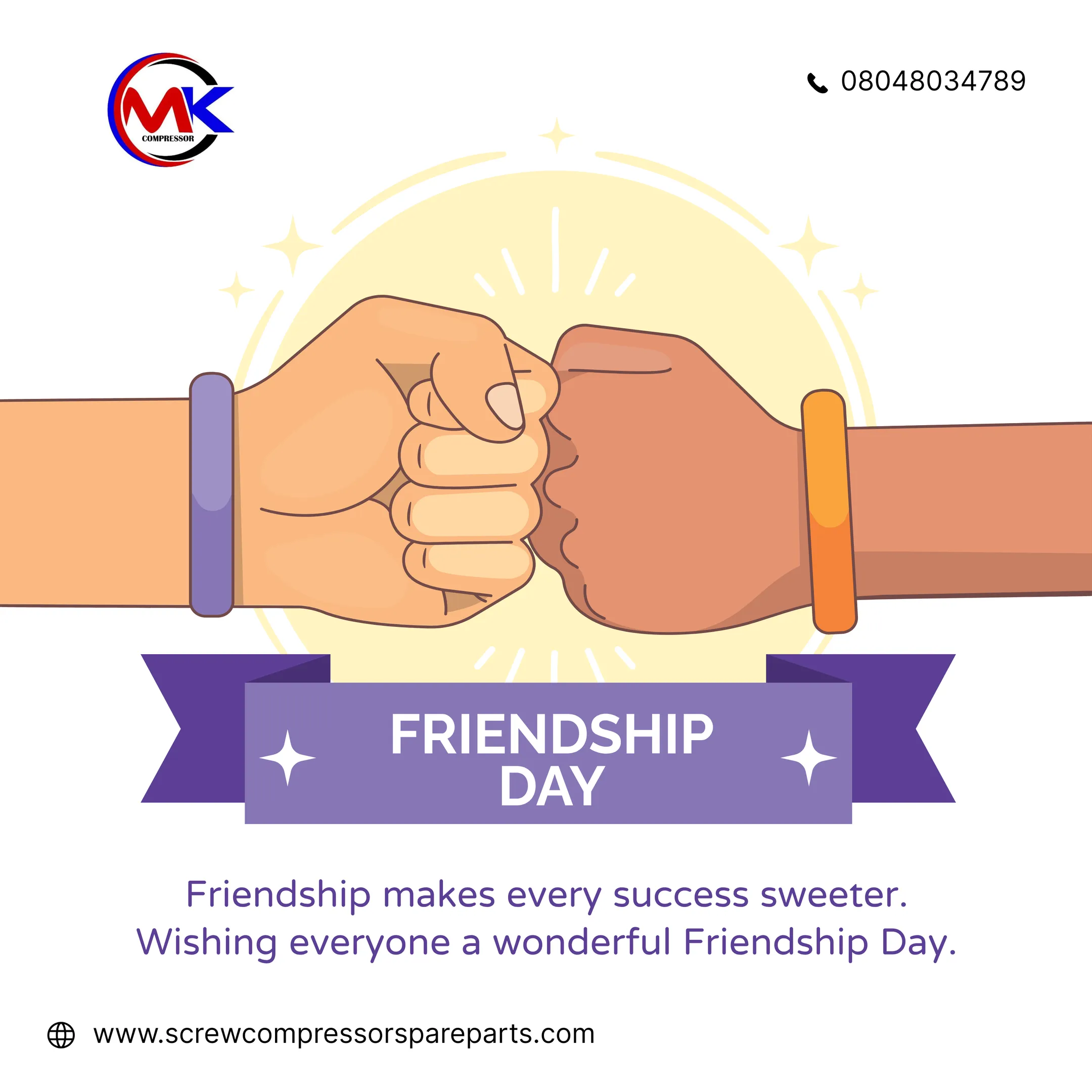 🤝 Happy Friendship Day Strong relationships are built on trust, respect, and support. Wishing every...